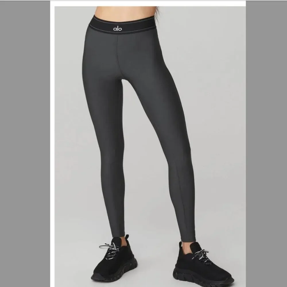 Alo small Airlift High-Waist Suit Up Legging   Anthracite/Black